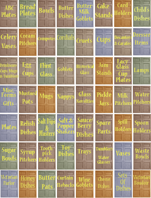 Victorian Pattern Glass Store EAPG For Sale